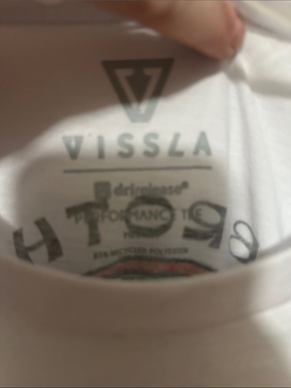 VISSLA White Crewneck Tee - Picture 2 of 3